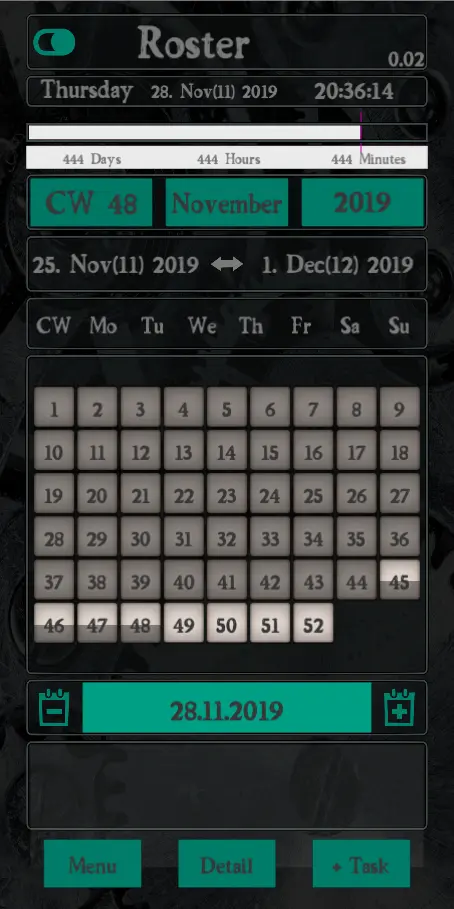 Roster Screenshot